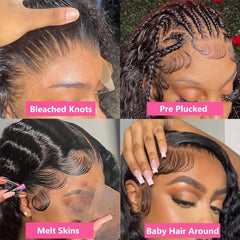 Kdmidun pre plucked hairline with baby hairs for a realistic finish
