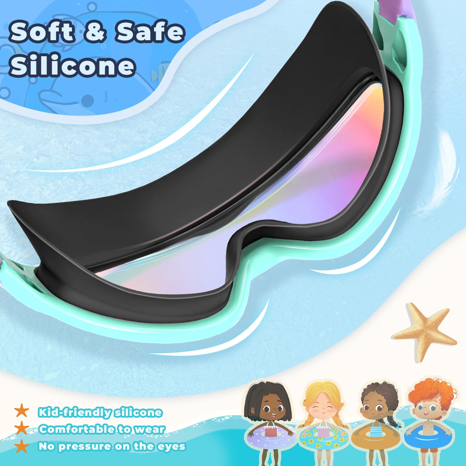 Keary easy-put-on buckle helps kids wear goggles independently