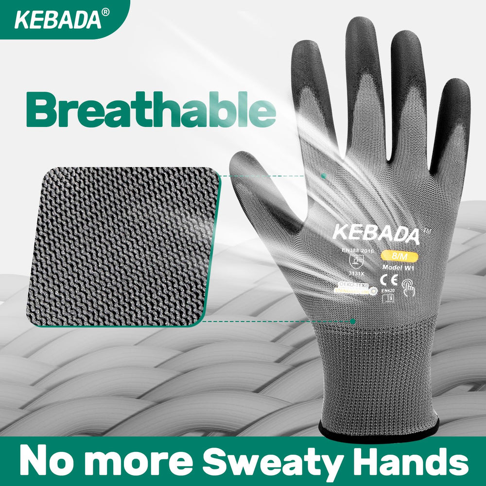 Kebada W1 gloves suit both men and women for construction and gardening.