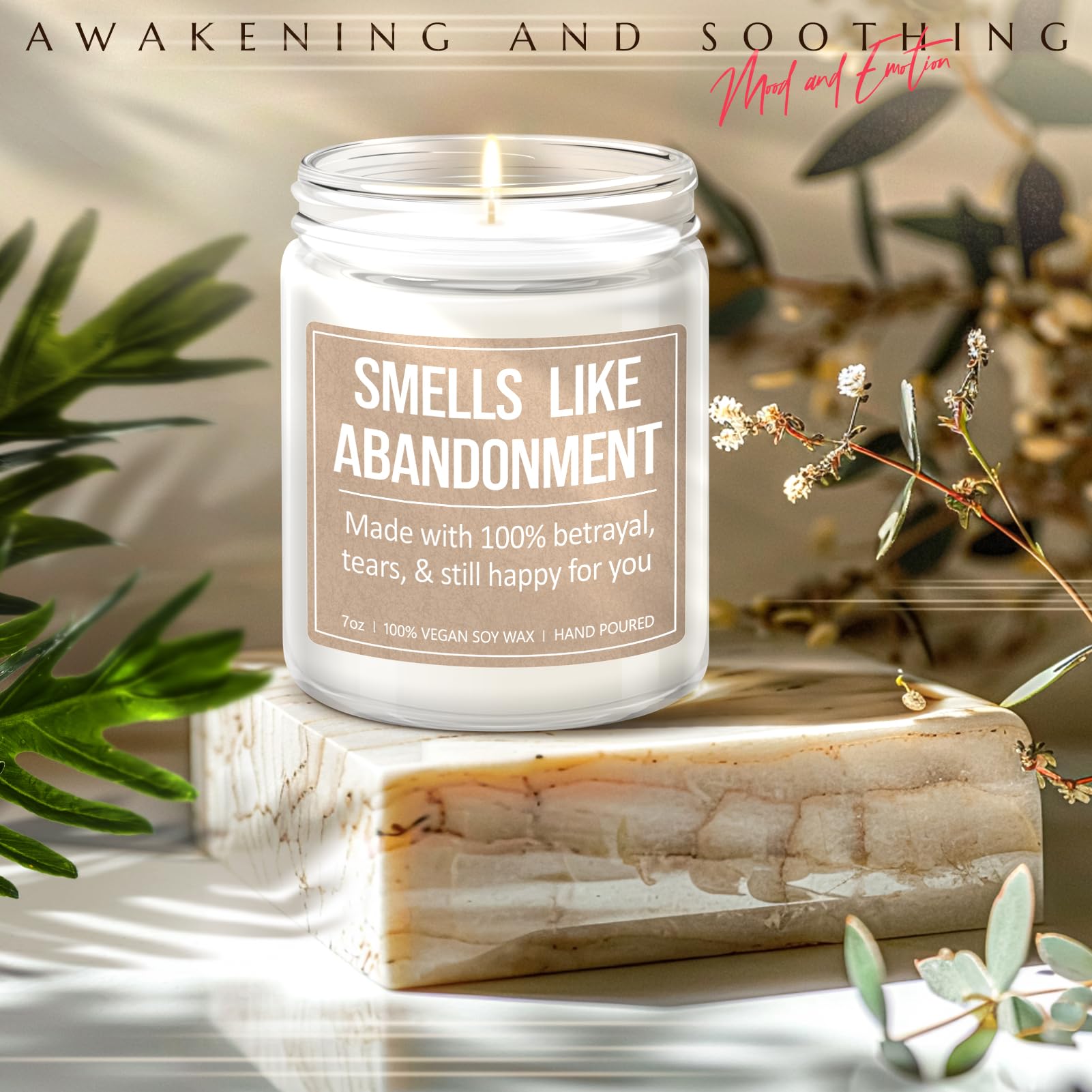 Kedofa lavender candle close-up highlighting lavender aroma and clean soy wax.