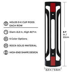 kedofa K Cup Holder with 3M pads attaches securely without countertop clutter.