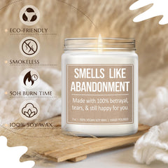 Kedofa candle in reusable glass jar after burn, a sustainable gift.