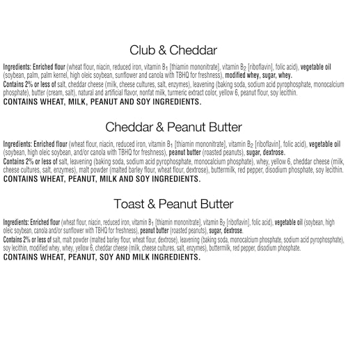 Keebler Club and Cheddar crackers with savory layers ideal for gatherings