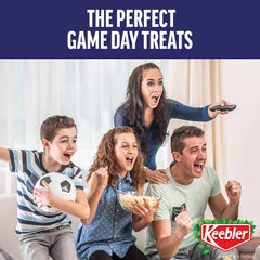 Keebler Fudge Stripes Minis serving tray view for party snacks