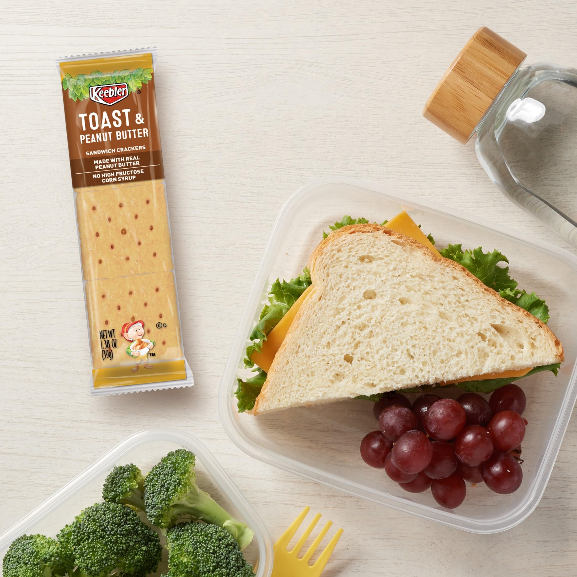 Keebler Sandwich Crackers lunchbox-ready option for kids and adults