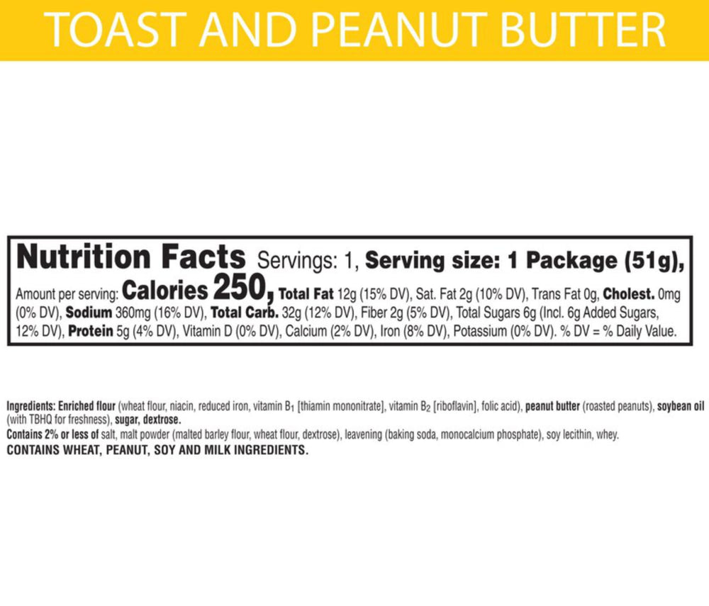 Keebler Toast & Peanut Butter Crackers with peanut butter visible, savory aroma.