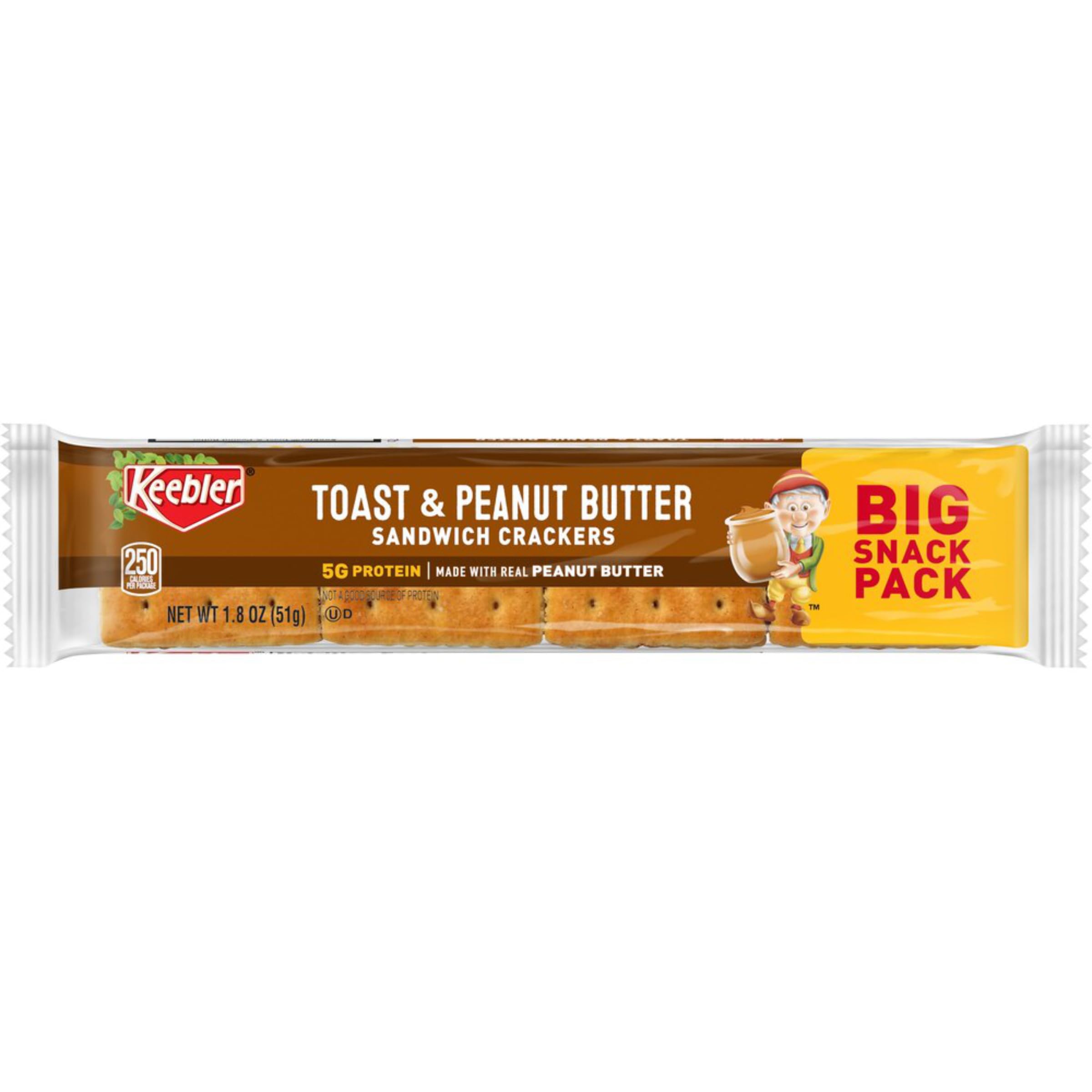 Keebler crackers sleeve-open image, convenient 12-pack for on-the-go snacking.
