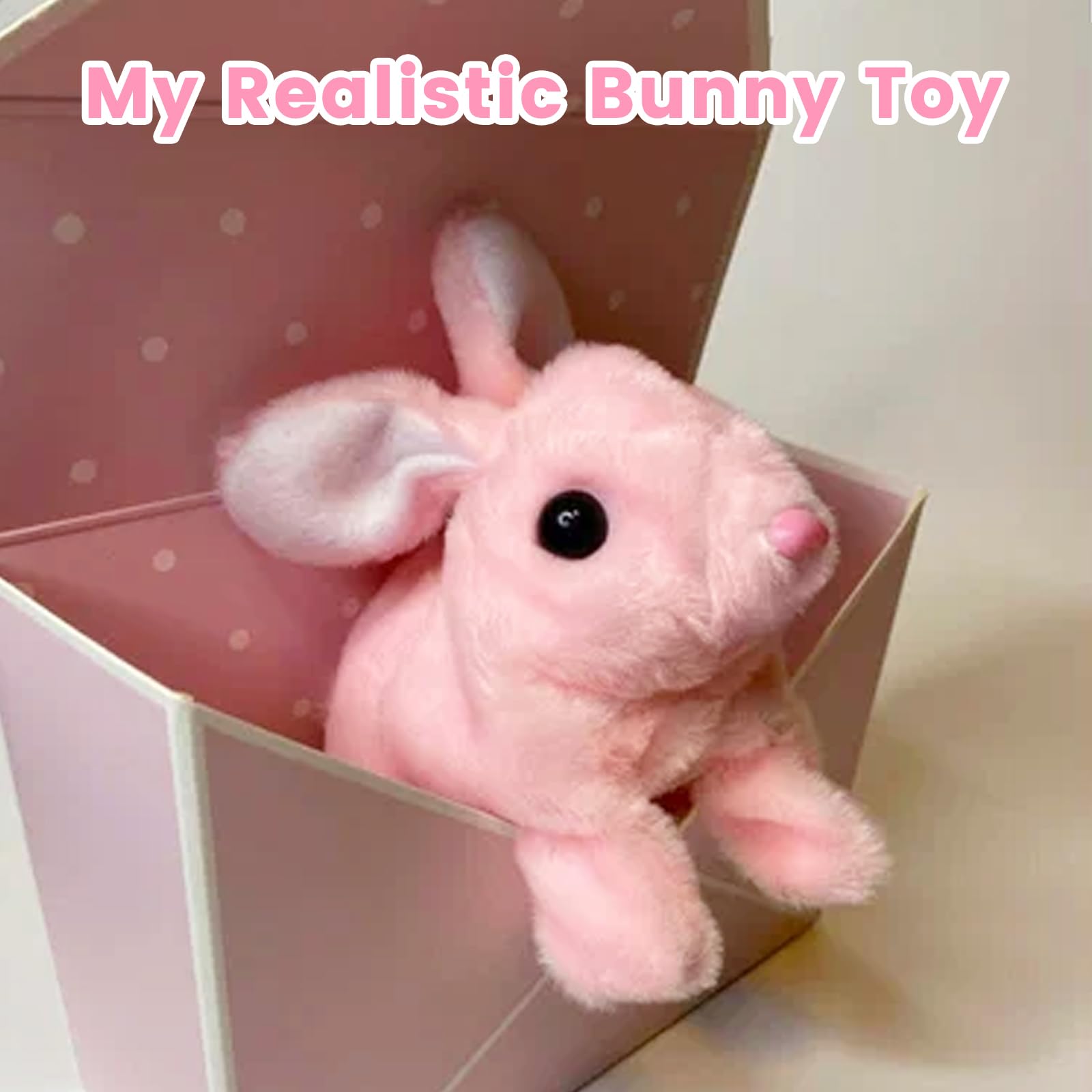KEHOO hopping bunny toy perfect as Easter party favors or classroom prizes.