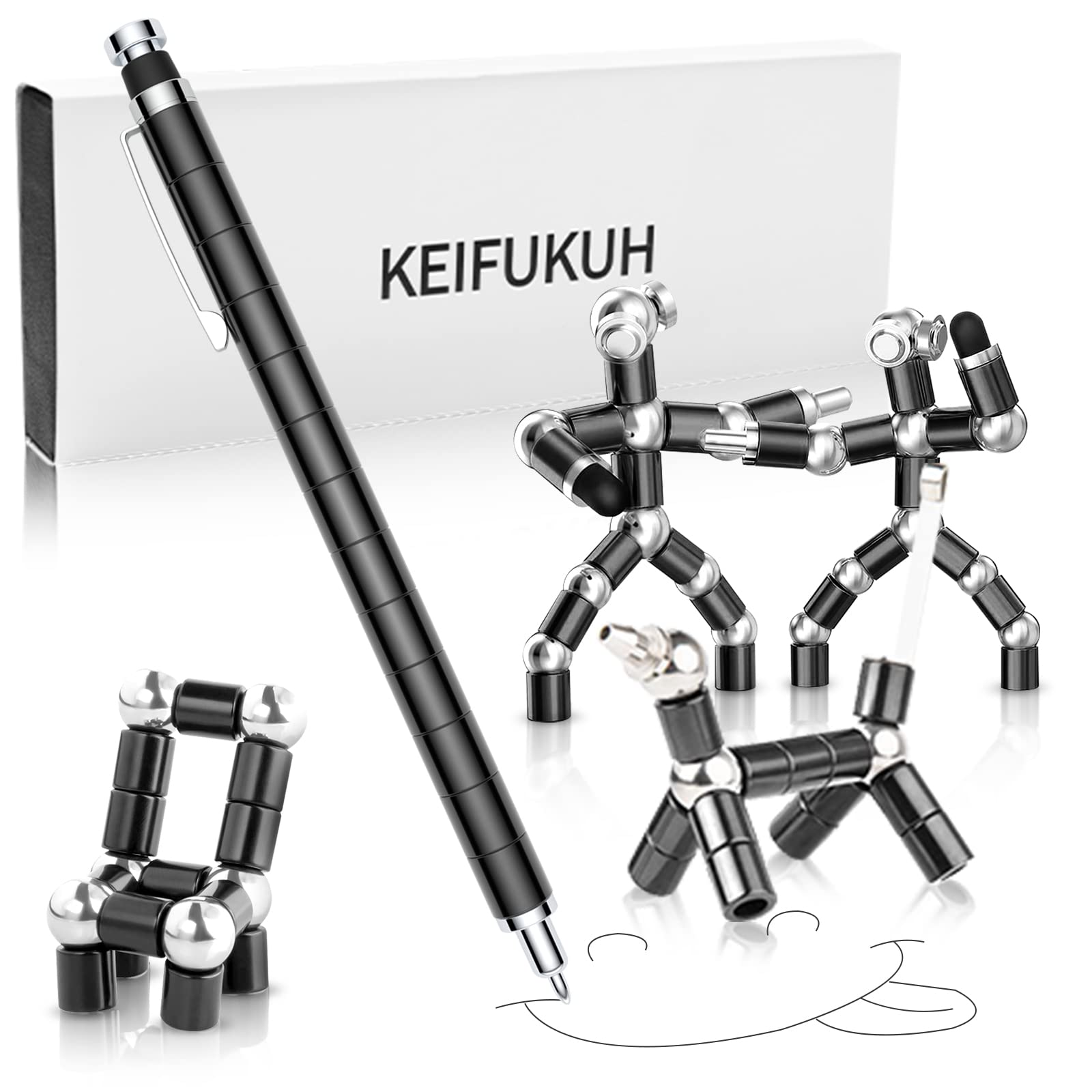 KEIFUKUH fidget gel pen in a gift box, ideal for gifting on holidays.