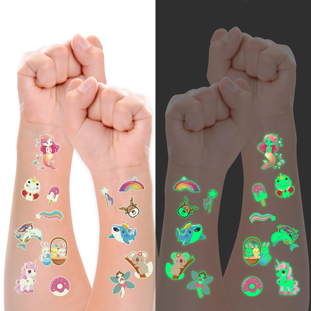 Keikihipa Pirate glow tattoo inspires treasure-hunt fun.