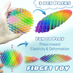 KEJIH fidget worm toy yellow-green variant emphasizes tactile stretch.