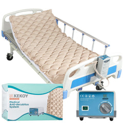 Kekoy alternating air-pressure mattress pad with whisper-quiet pump for restful sleep.