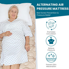 Kekoy bed-sore prevention mattress topper featuring 130 air cells for even pressure.