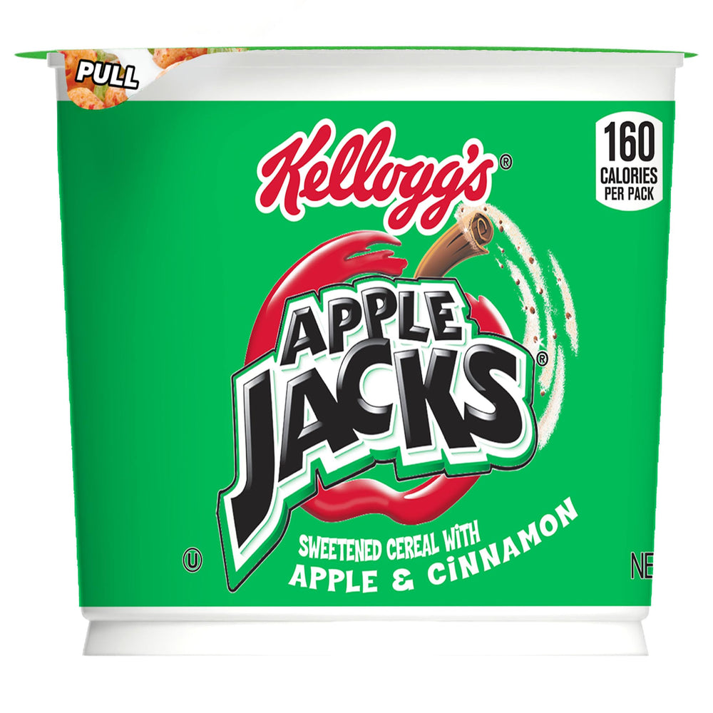 Kellogg's Apple Jacks Cups, three-grain blend for a balanced morning