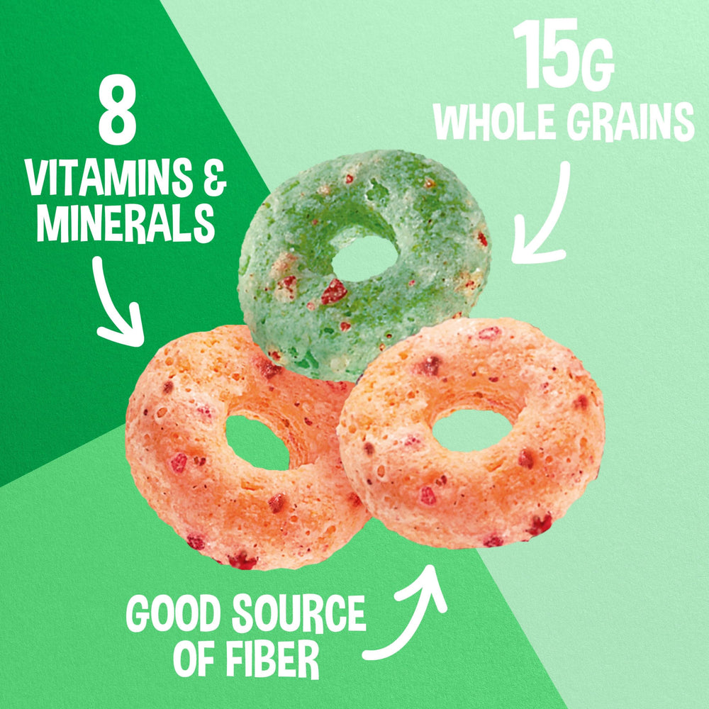 Kellogg's Apple Jacks on pantry shelf ready-to-eat snack.
