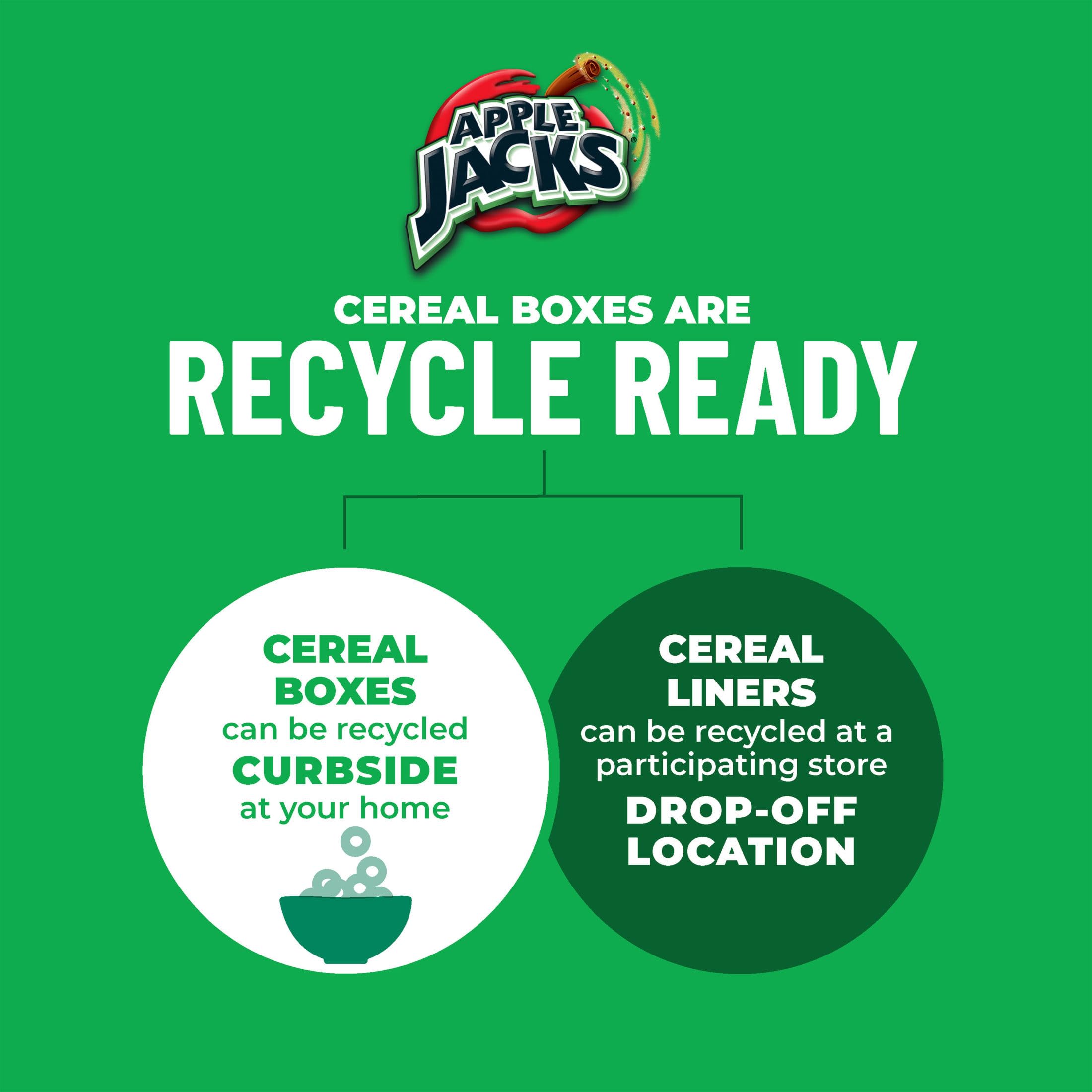 Kellogg's Apple Jacks trail-mix idea for added flavor in snacks.