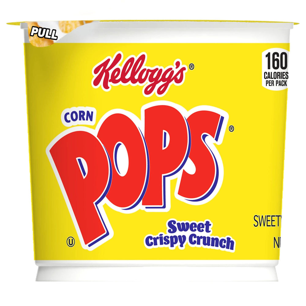 Kellogg's Corn Pops Cups—crunchy texture in every bite.