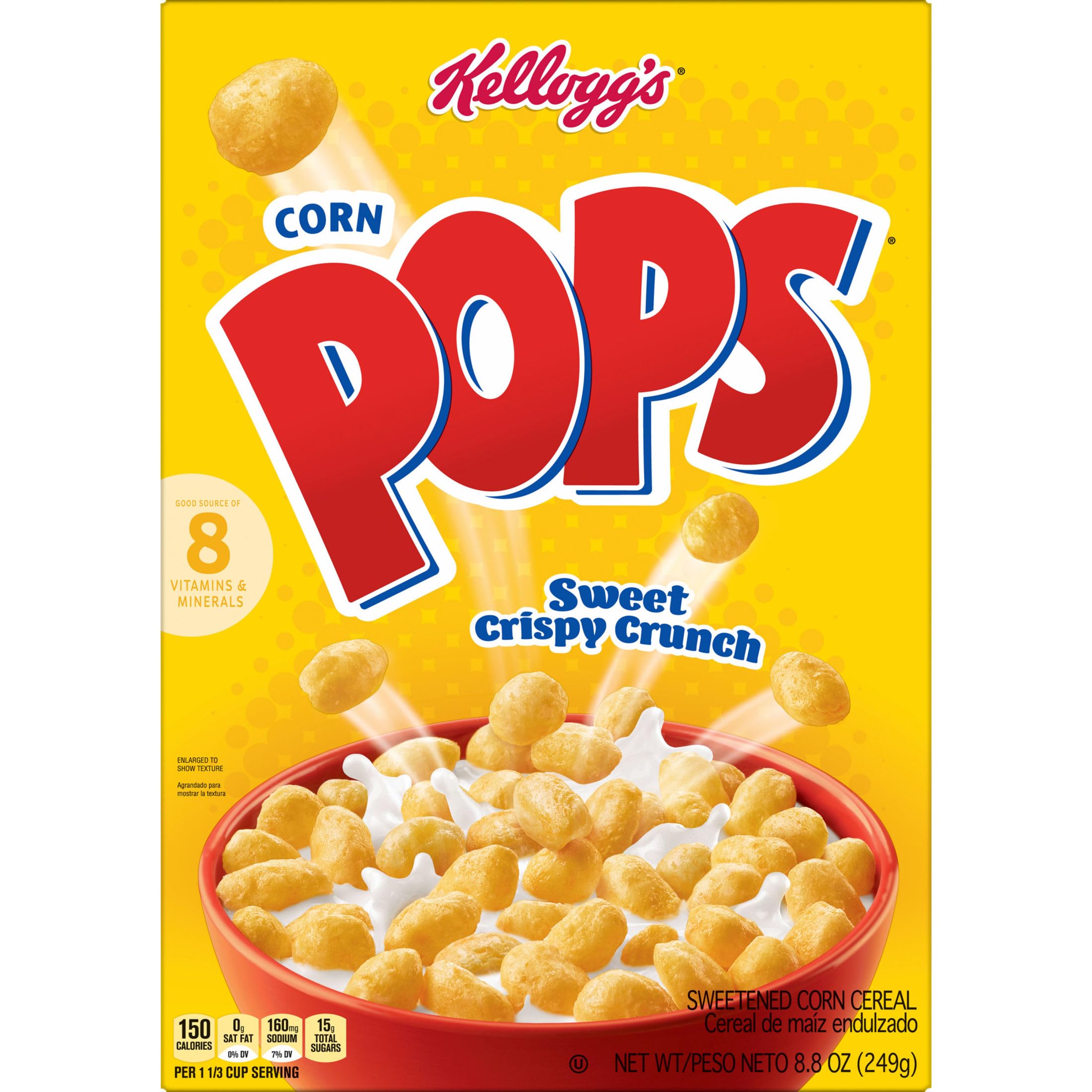 Kellogg's Corn Pops snack-mix idea with nuts and dried fruit
