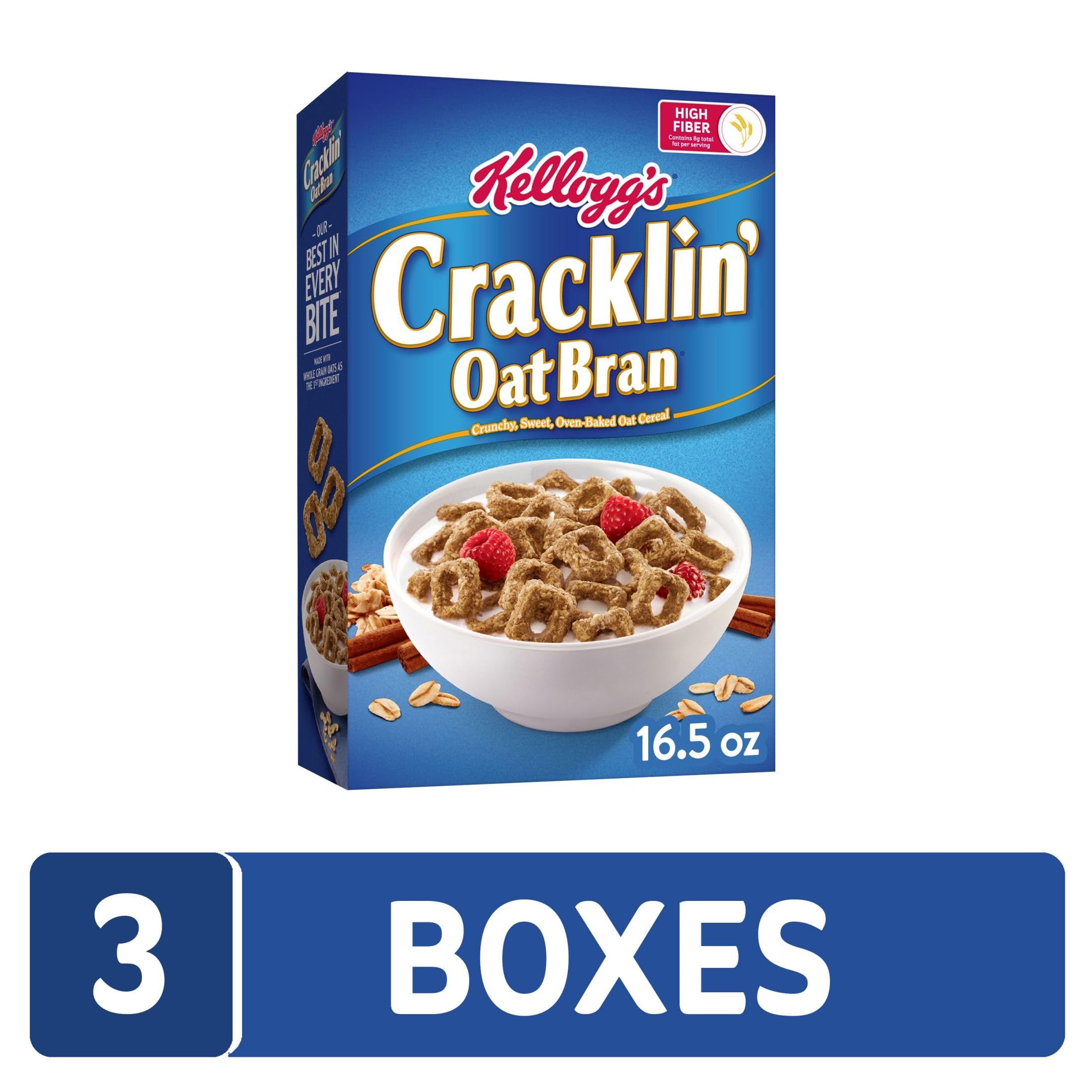 Golden oats scene in Cracklin' Oat Bran for a wholesome start