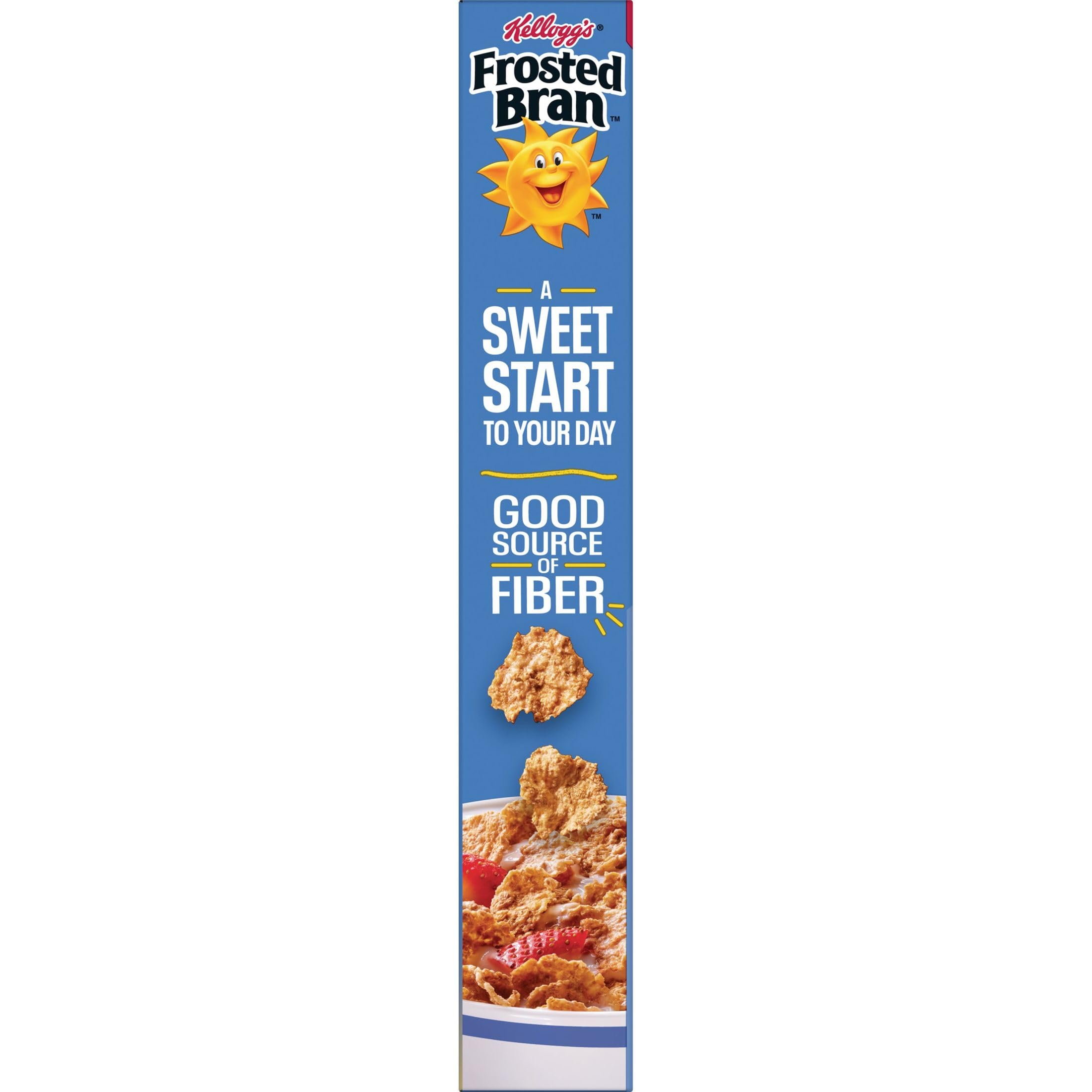 Kellogg's Frosted Bran ingredients list highlighting whole grain per serving
