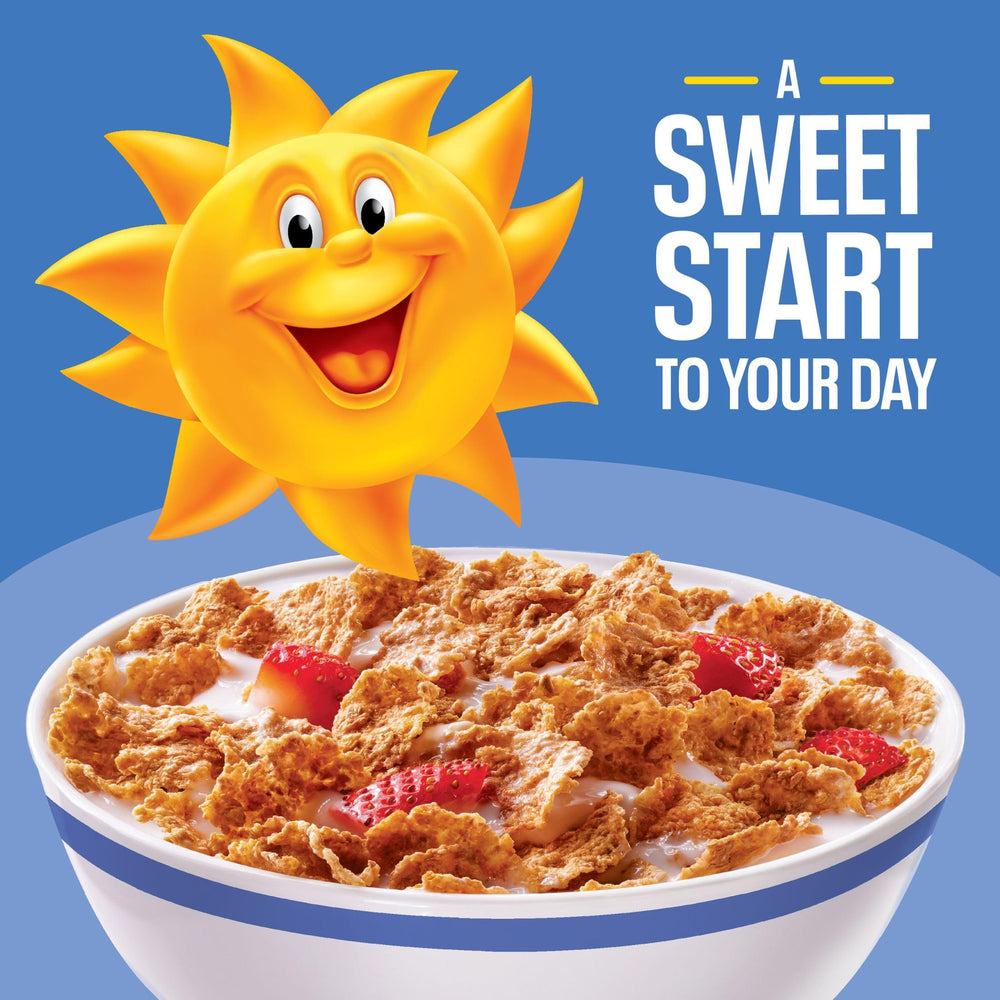 Kellogg's Frosted Bran milk being poured into a bowl for quick prep