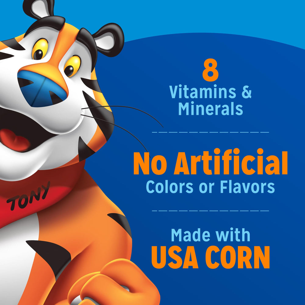 Kids enjoying Kellogg's Frosted Flakes at the breakfast table