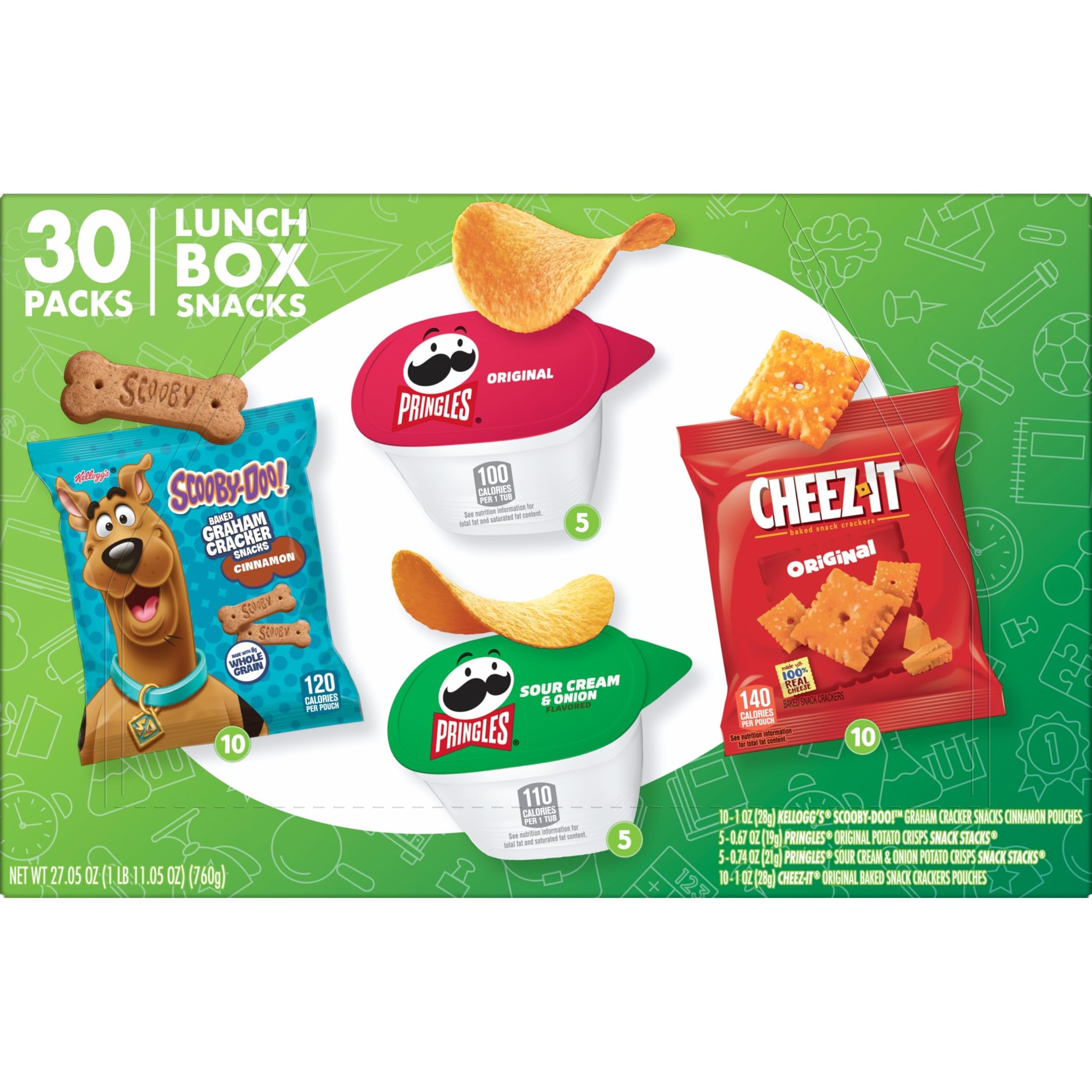 Snacks ready for backpacks and on-the-go use with Kellogg's pack