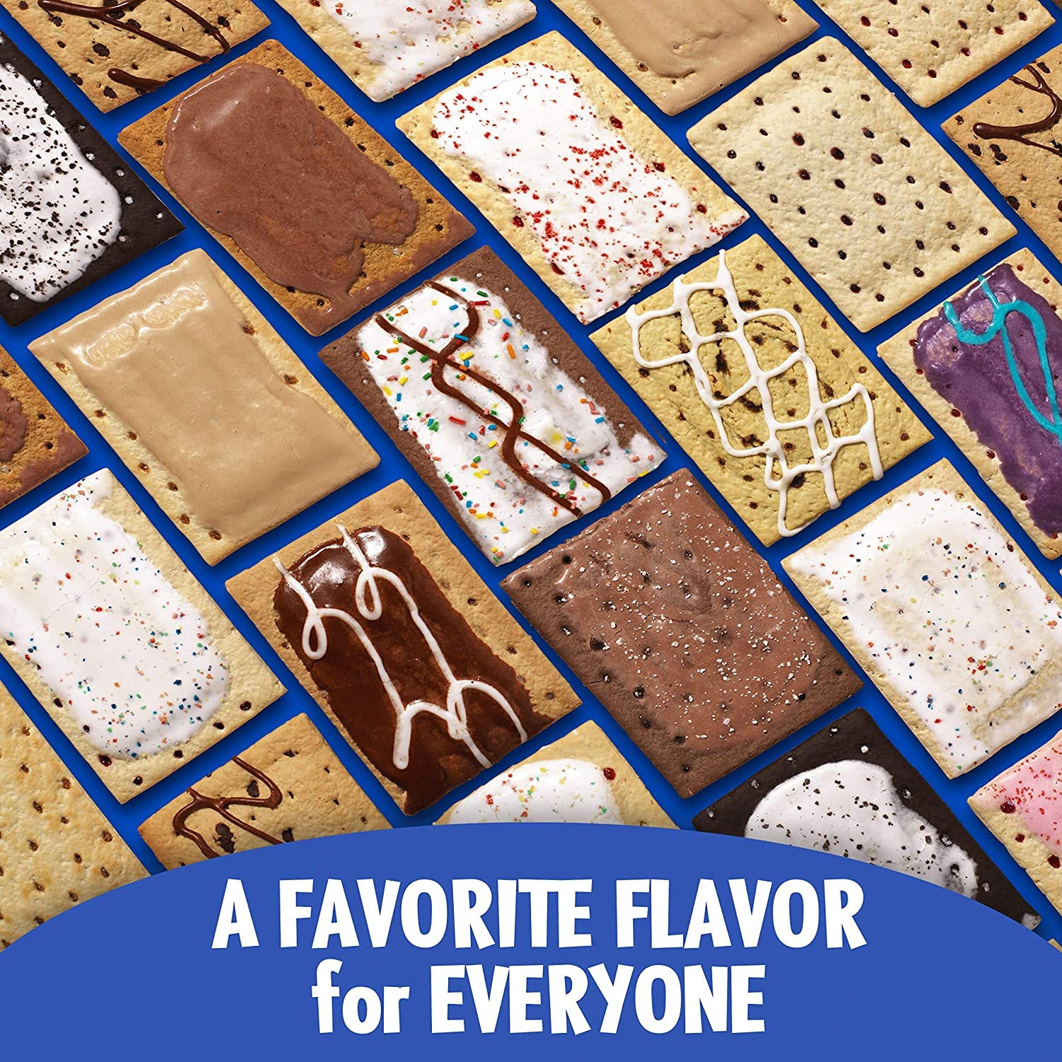 Snack case keeps Kellogg's Pop-Tarts unfrosted brown sugar cinnamon pastries fresh.