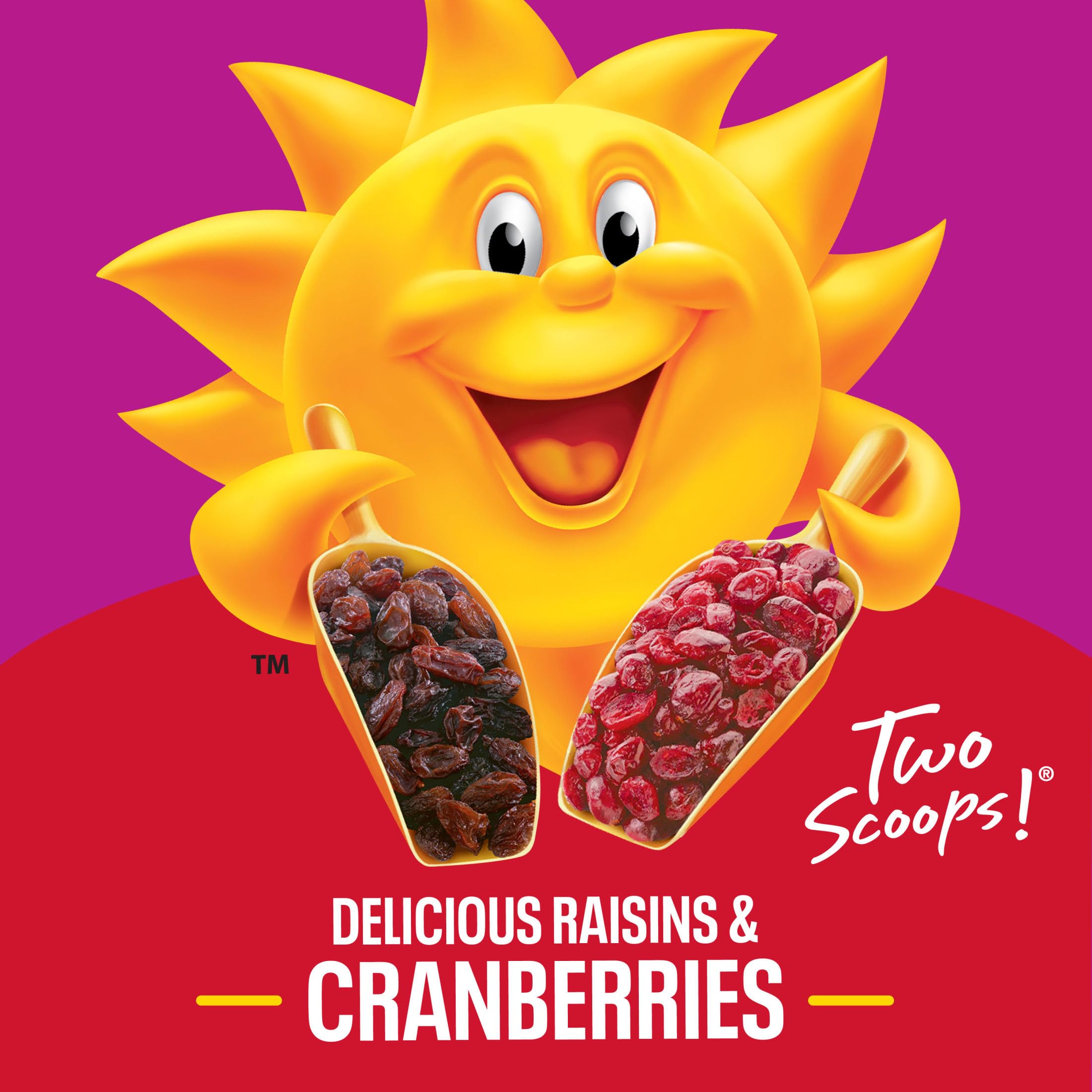 Pouring milk over Kellogg's Raisin Bran with Cranberries for a creamy start.
