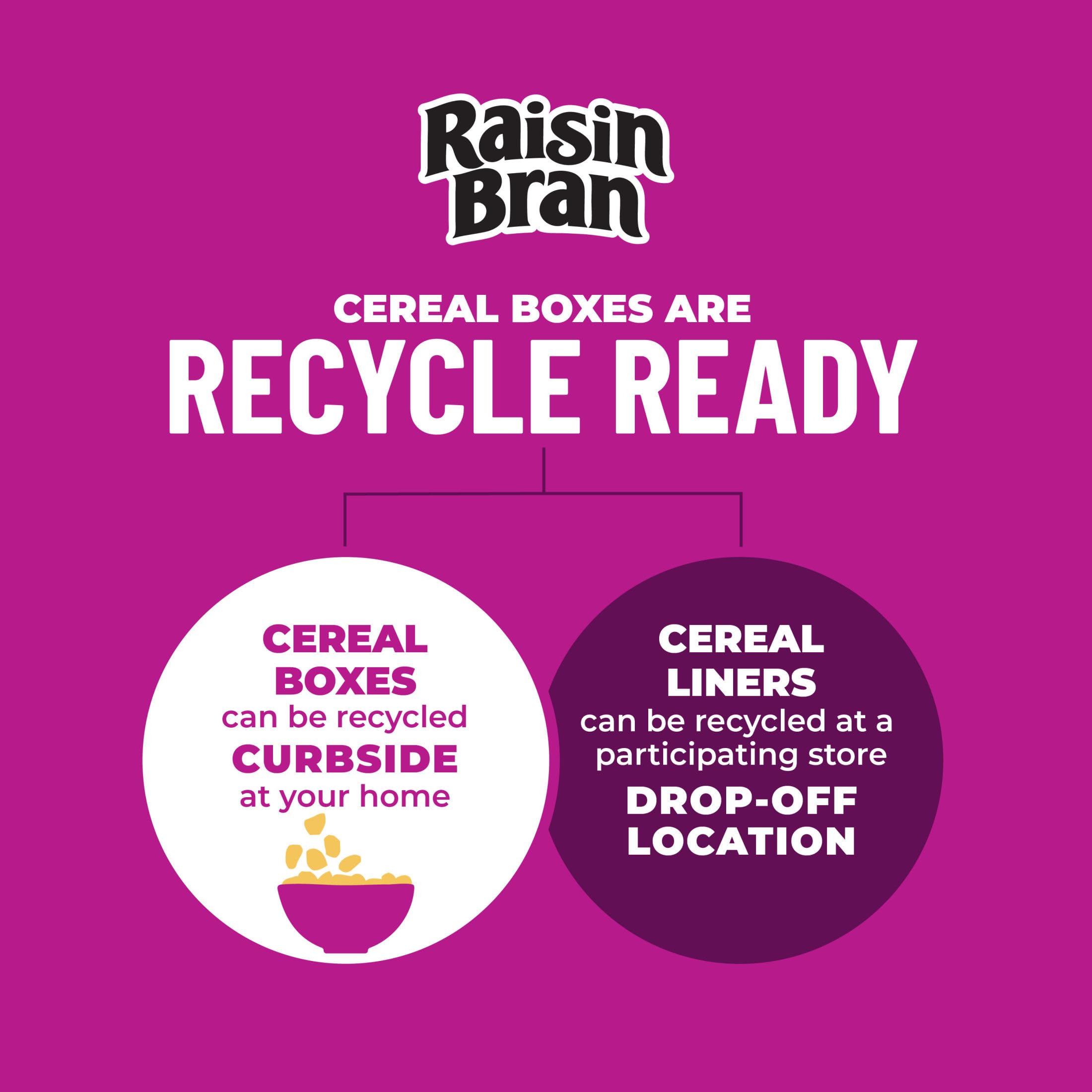 Yogurt bowl with Kellogg's Raisin Bran with Cranberries, paired for a tasty snack.