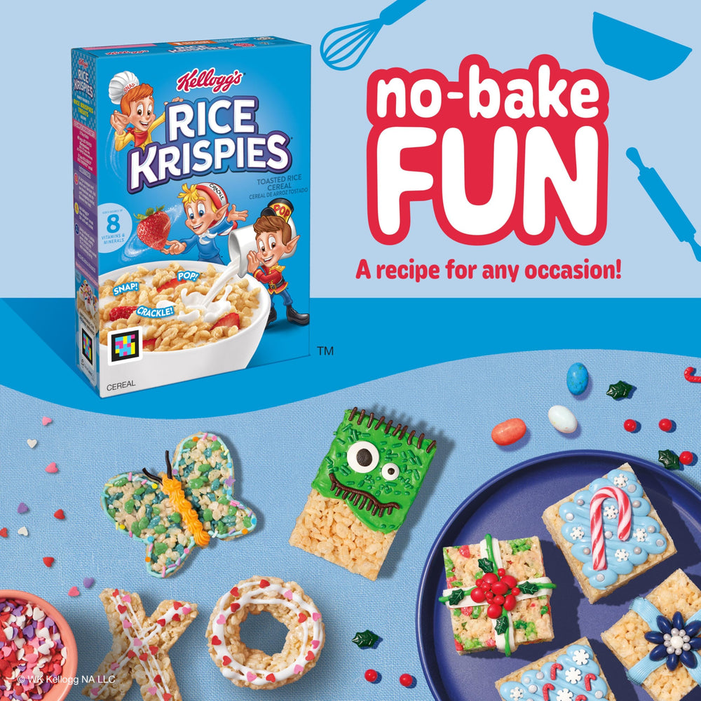 Kellogg's Rice Krispies treats dish showcasing The Original Treats