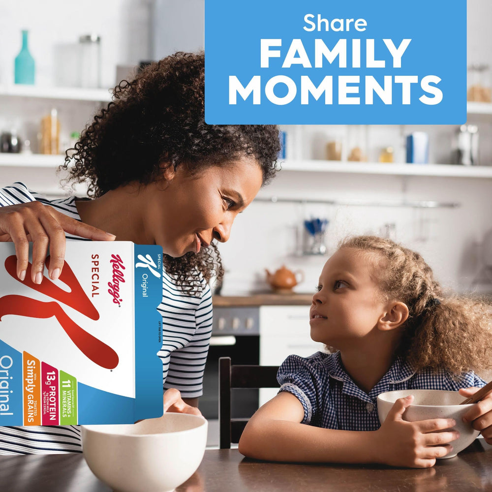 Six Kellogg's Special K 18-ounce boxes arranged for freshness.