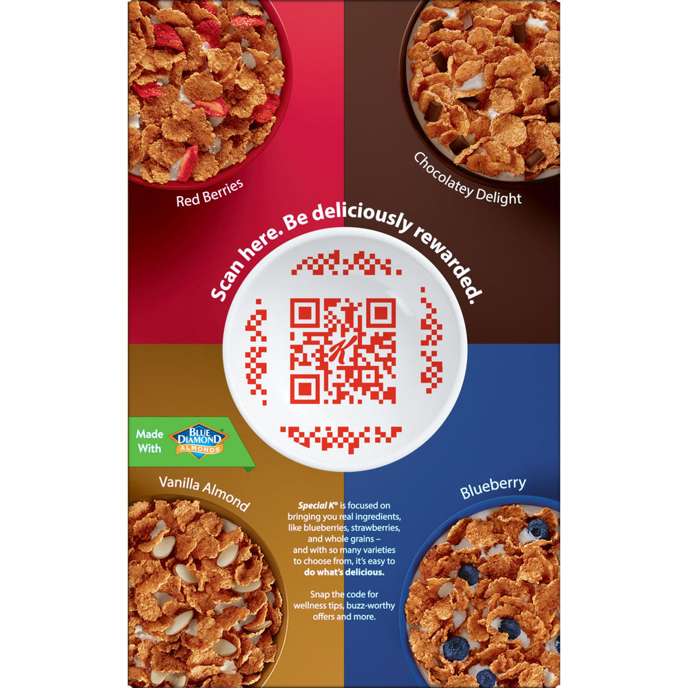 Kellogg's Special K vanilla almond with fruit adds color and texture