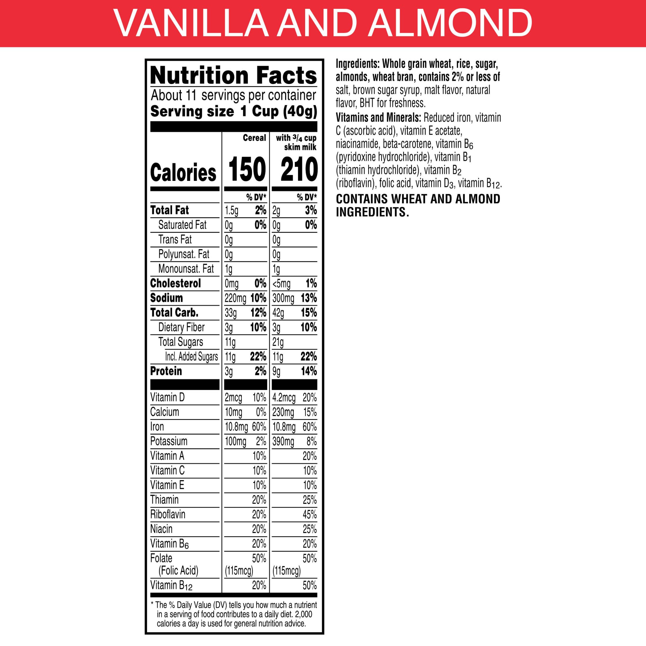 Kellogg's Special K vanilla almond milk pour, a quick, light morning start