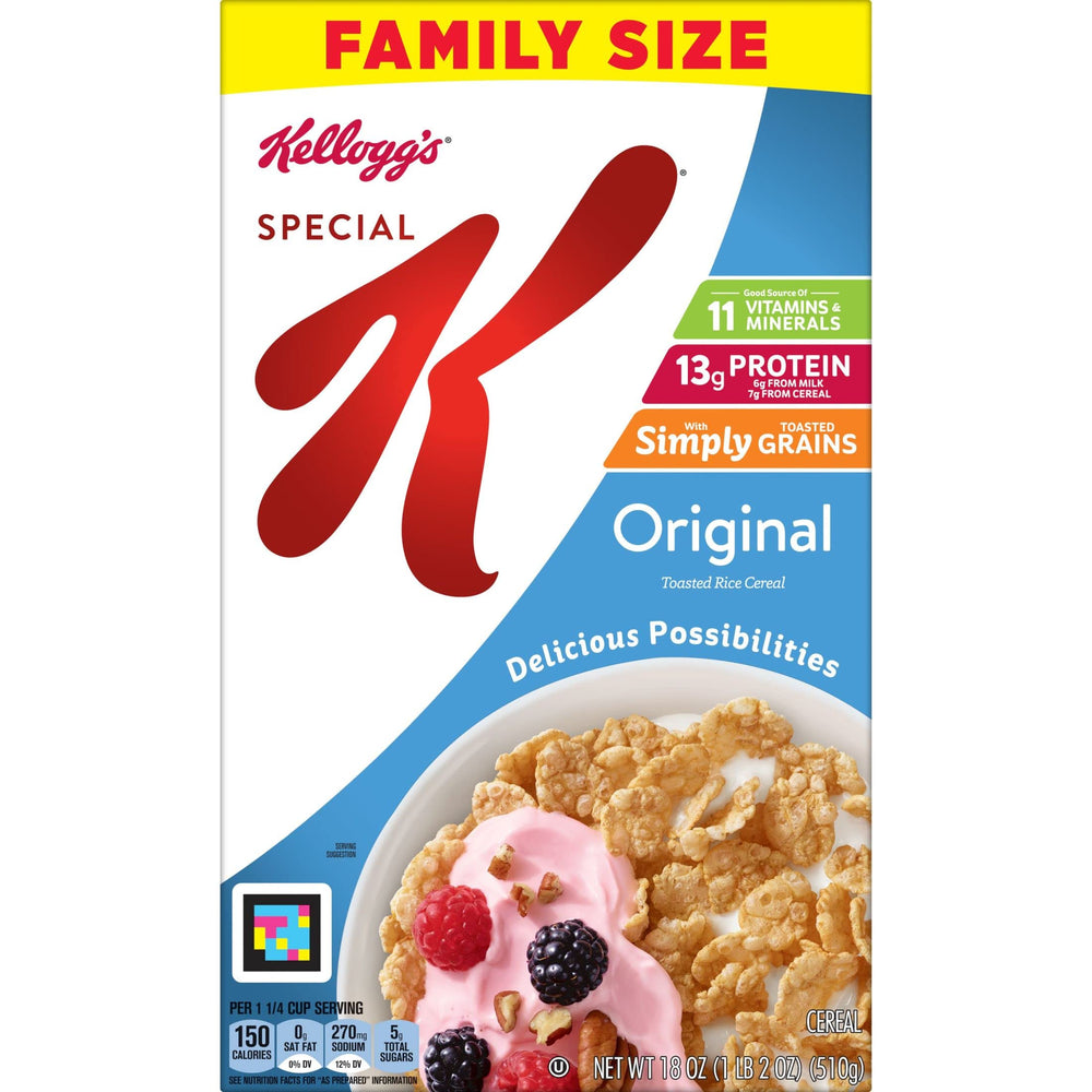 Special K mixed with yogurt for a versatile, nutritious snack.