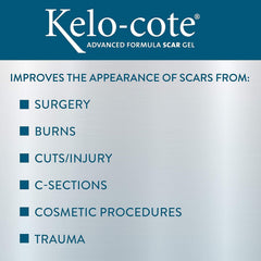 Kelo-Cote Advanced silicone gel being applied to scar-prone skin
