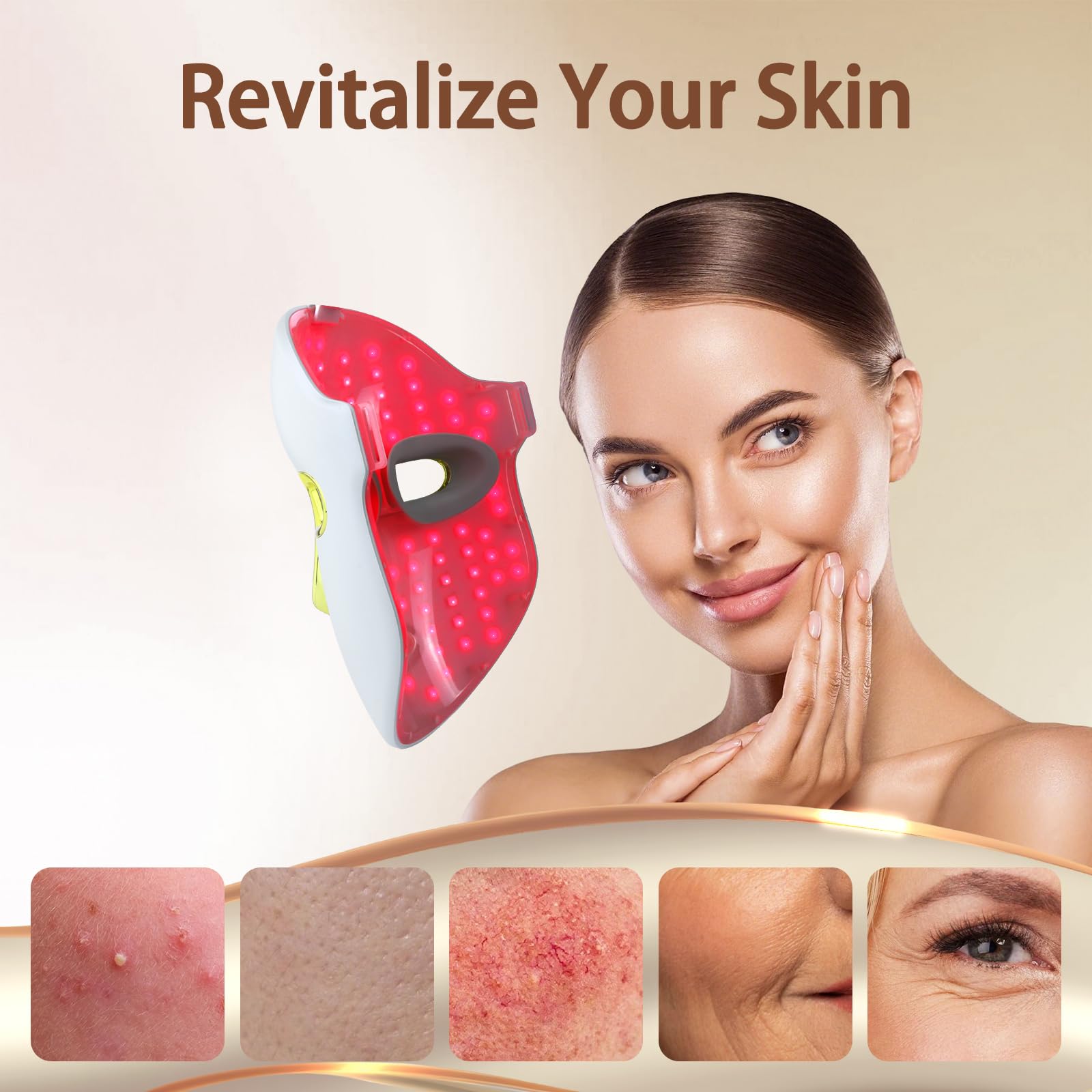 Kelyoo HSA blue light therapy for blemish control on skin
