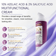 Kempc cream texture close-up for sensitive skin.