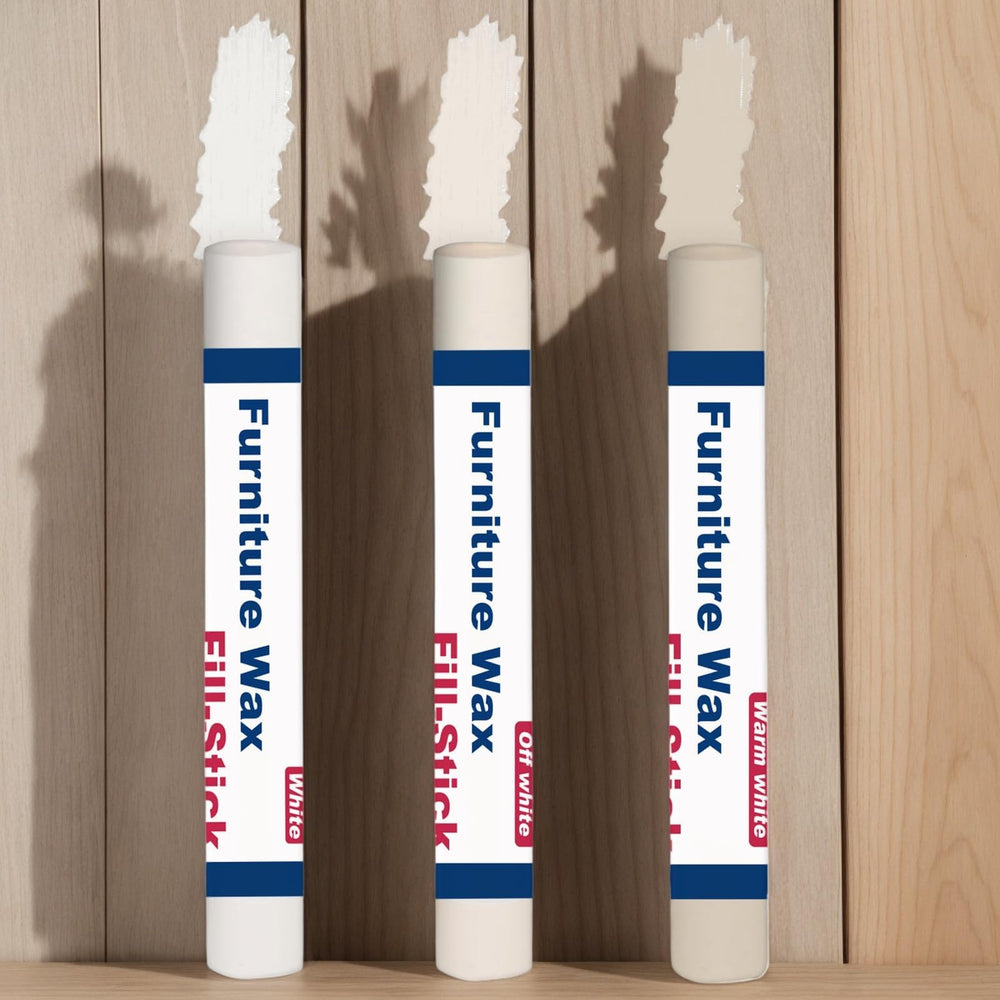 Kenbry white repair wax blends with furniture for seamless touchups