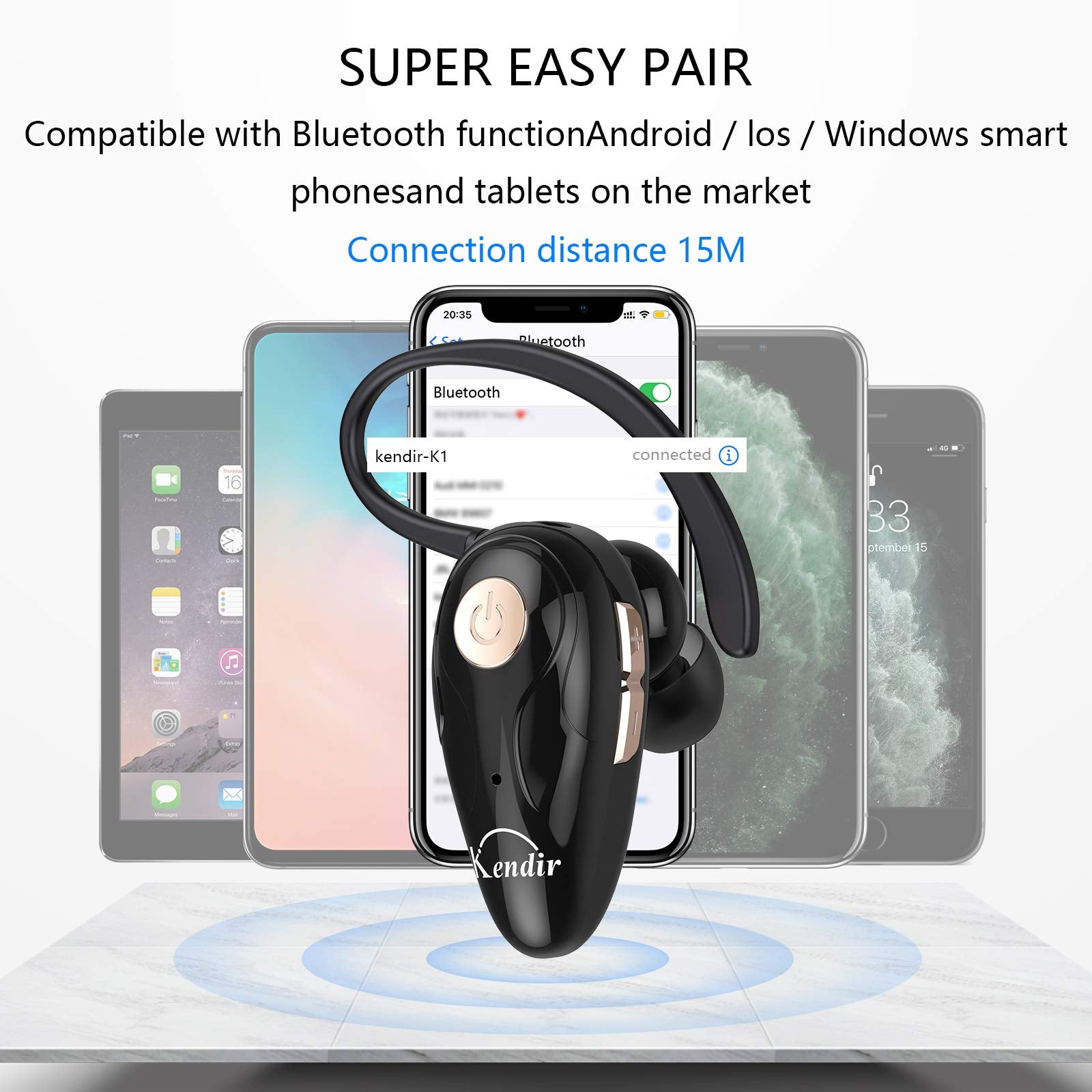 Kendir 15m connection range provides flexible movement
