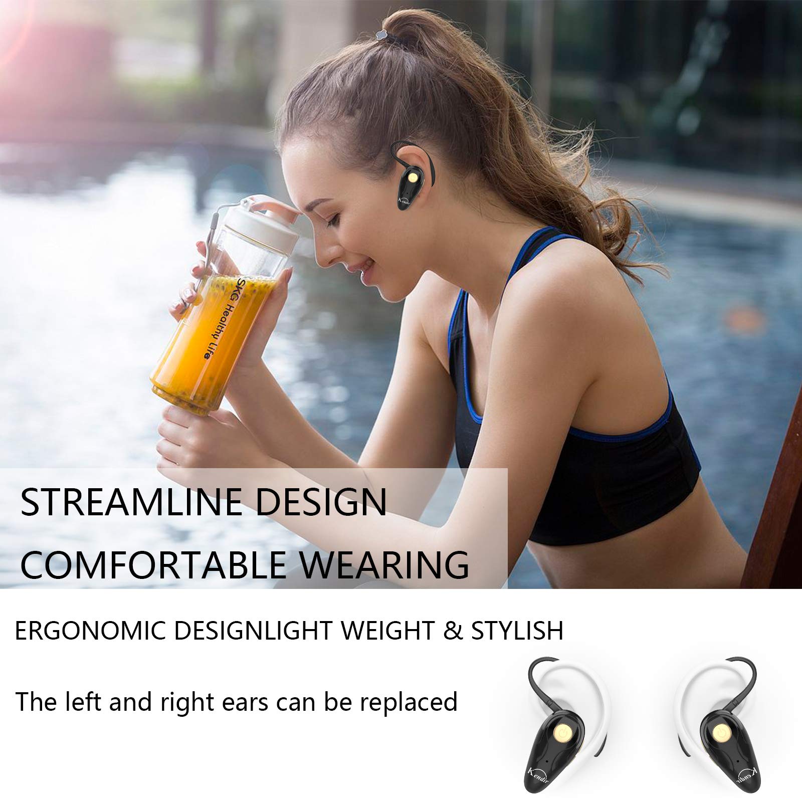 Kendir Bluetooth V5.0 enables fast pairing and efficiency