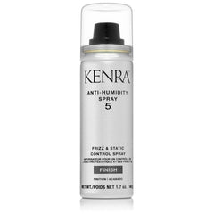 Kenra Anti-Humidity Spray 5 bottle close-up highlighting frizz control for daily styling