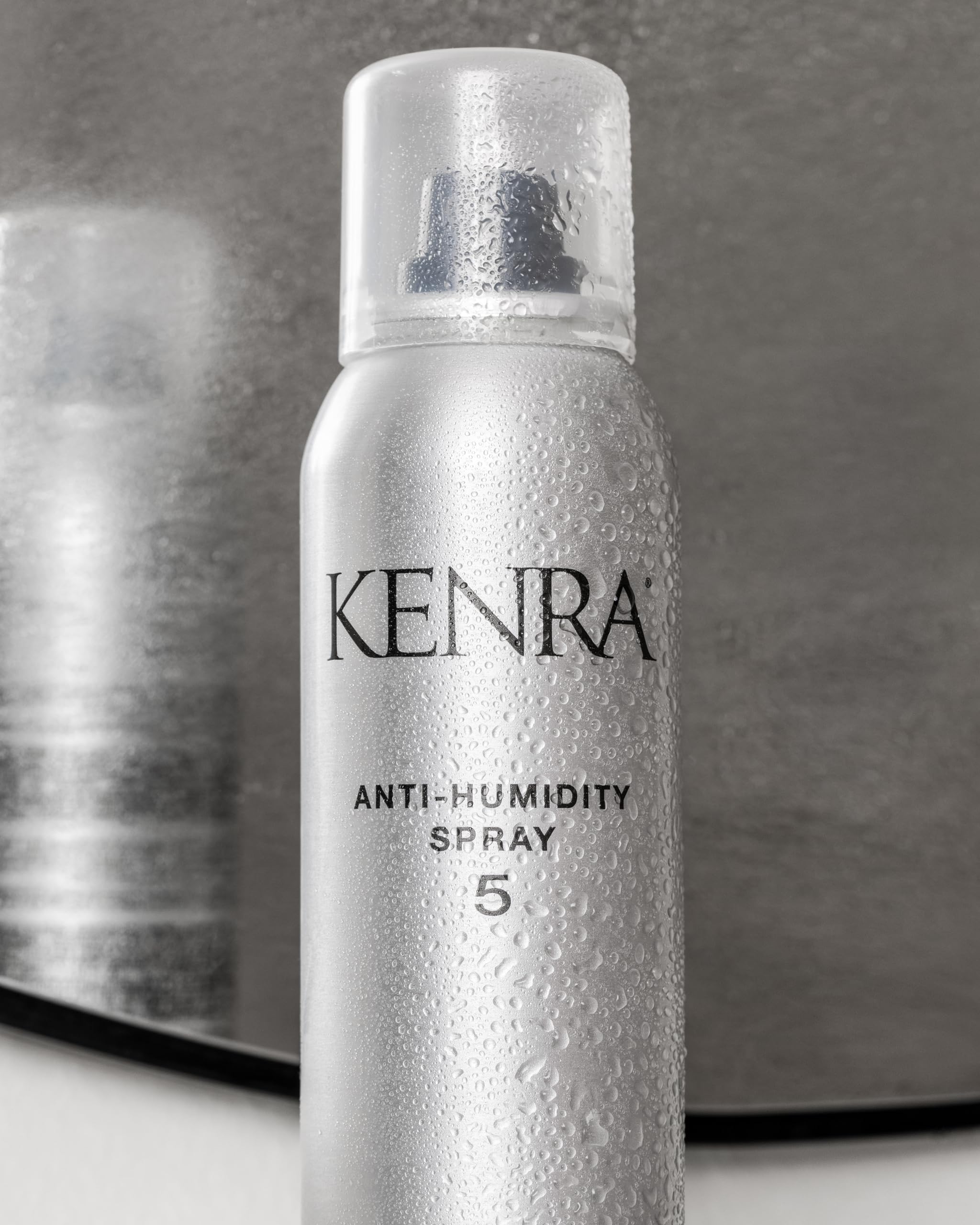 Kenra Anti-Humidity Spray 5 travel-size bottle ideal for on-the-go humidity protection