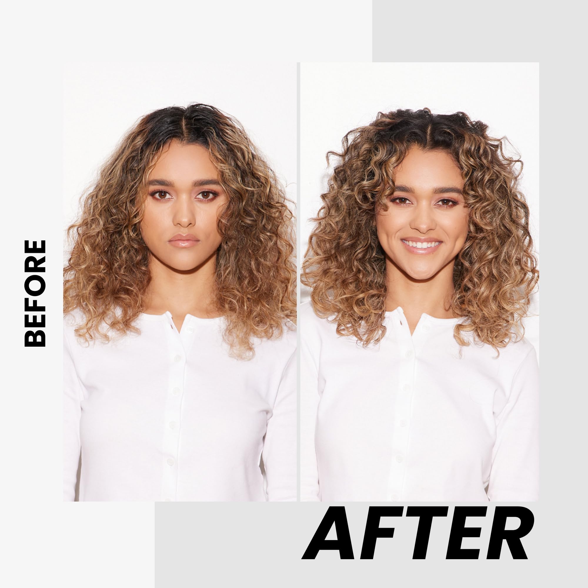 Kenra Curl Glaze Mousse 13 enhances curl definition and bounce.