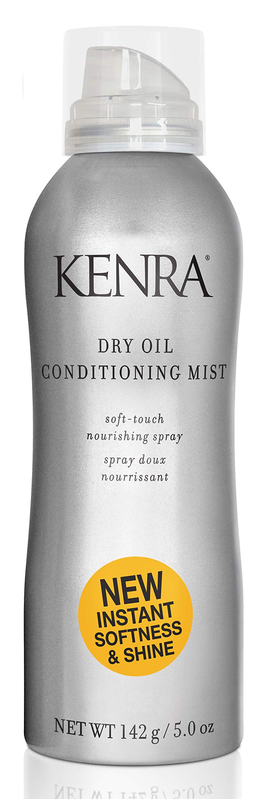 Kenra Dry Oil Conditioning Mist bottle showing lightweight conditioning for shine