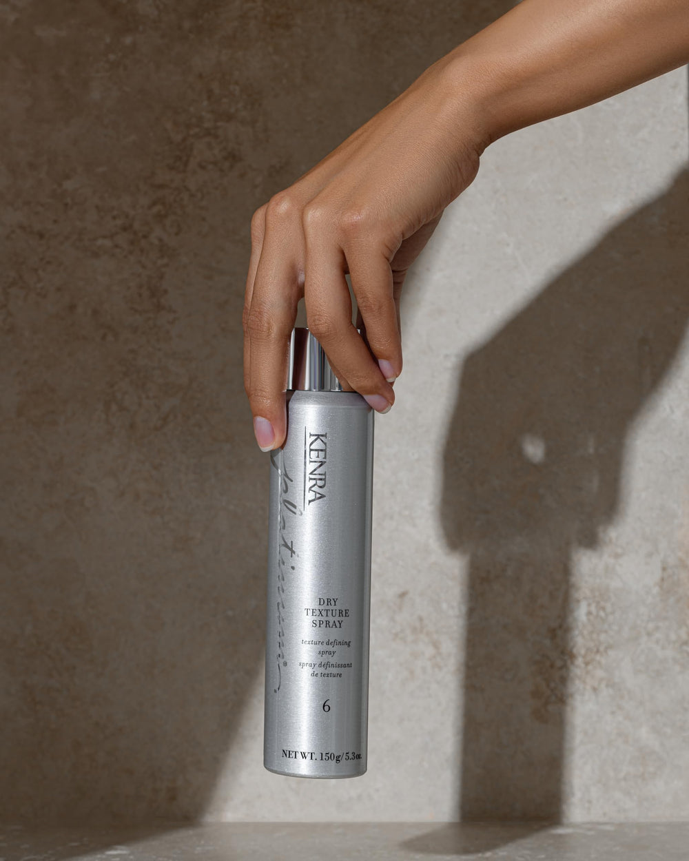 Kenra Platinum Dry Texture Spray provides flexible hold and texture