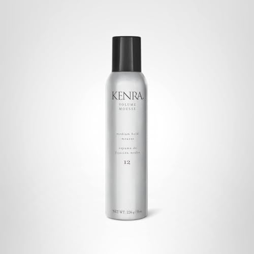 Kenra Volume Mousse 12 all hair types illustration of versatility