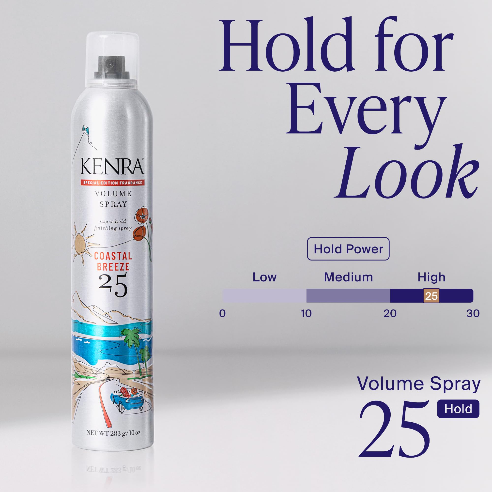Fast-drying finish for Kenra Coastal Breeze styling