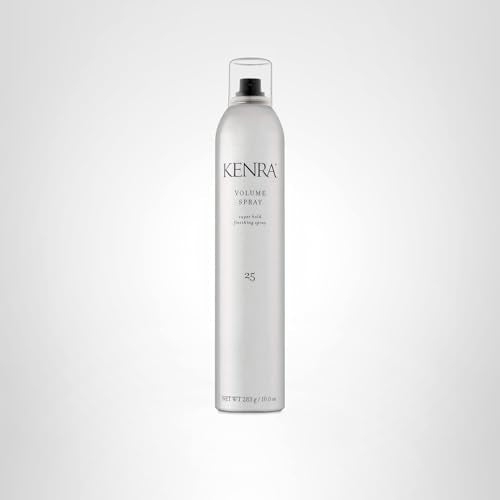 Kenra Volume Spray 25 shine-boosted finish on styled hair.