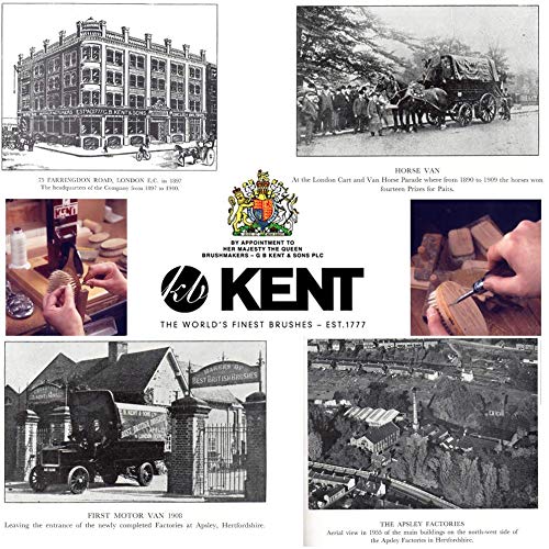 Kent 16T black graphite for beard and moustache grooming